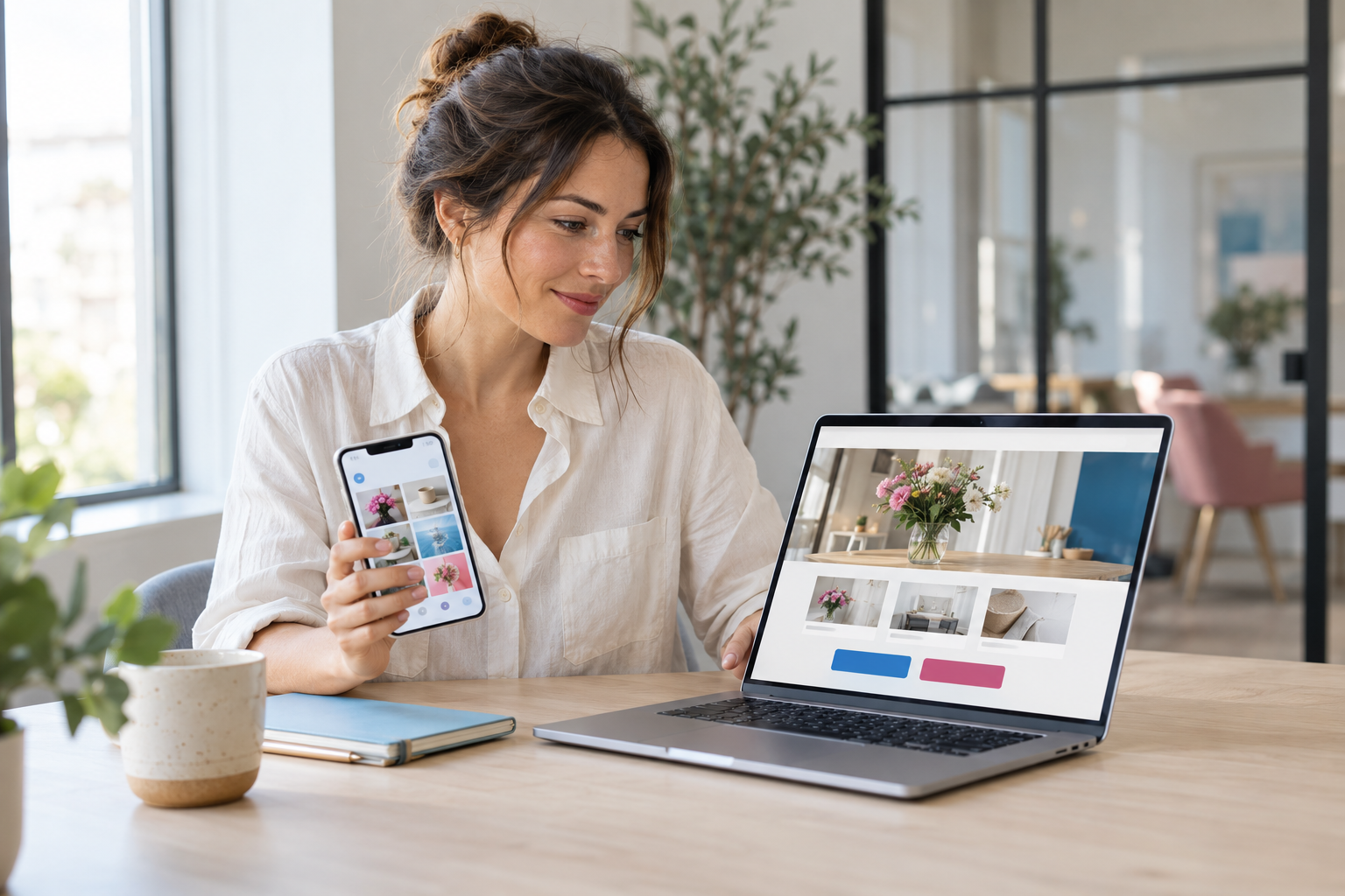 Redes sociales y web de pequeña empresa