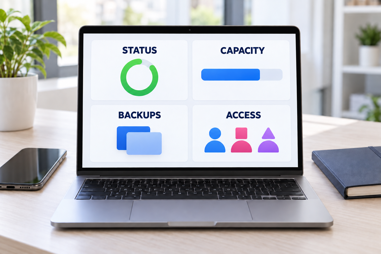 Reviewing web hosting features for a small business website.